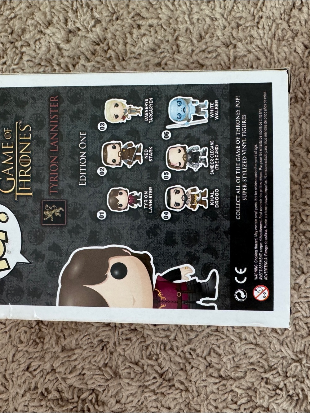 Funko Pop! Game of Thrones Tyrion Lannister - Brown, Black, White - Picture 4 of 5
